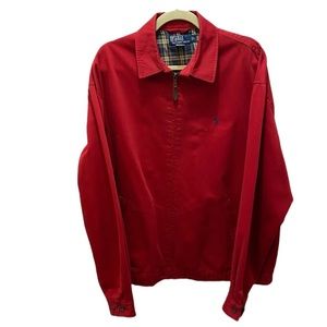 90s Vintage Mens POLO RALPH LAUREN Jacket Red Size Large
